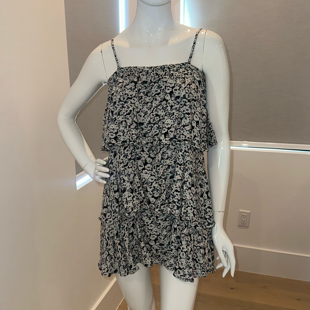 Volcom floral tiered mini dress